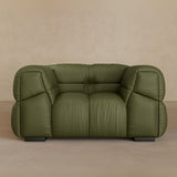 Single-Full Grain Leather-Olive