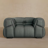 Single-Full Grain Leather-Pewter