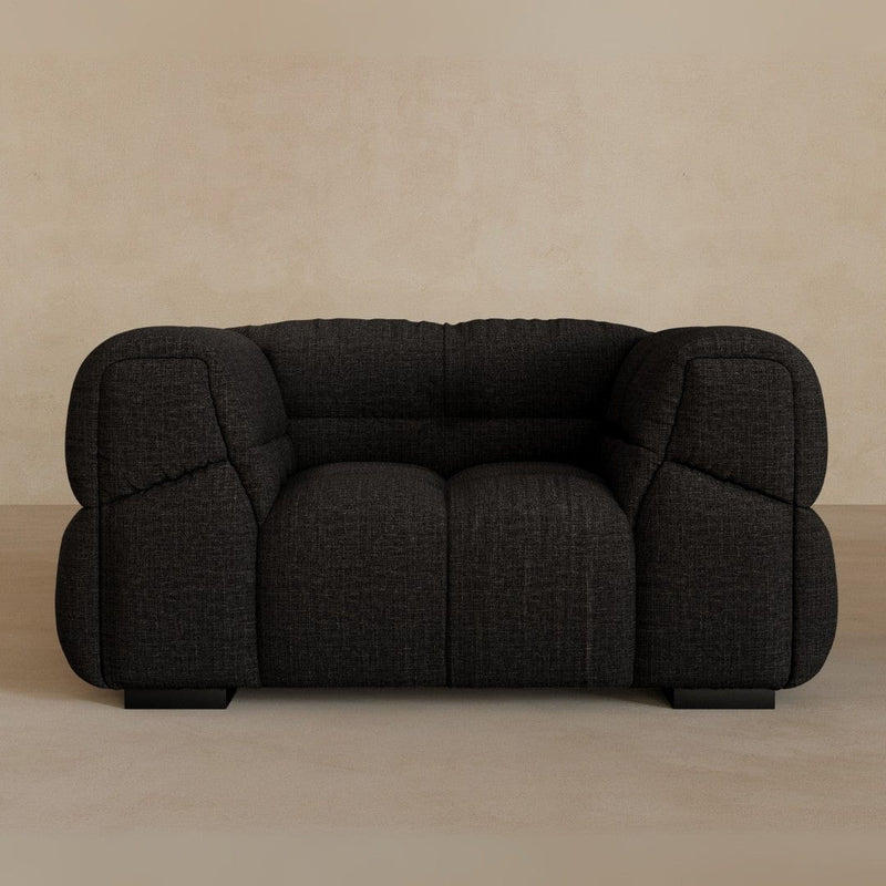 Single-Linen Blend-Charcoal