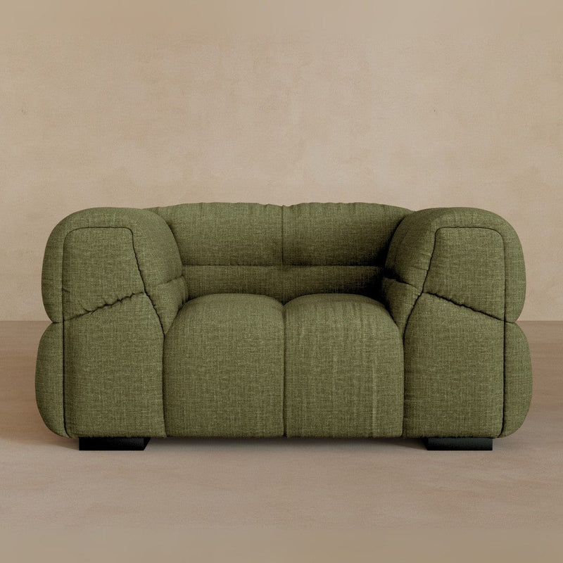 Single-Linen Blend-Olive