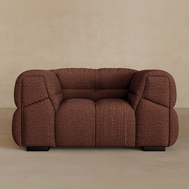 Single-Linen Blend-Oxblood