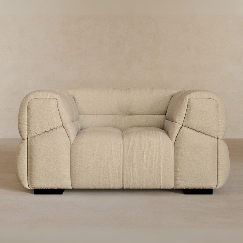 Single-Top Grain Leather-Alabaster