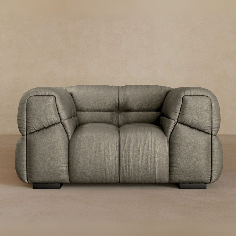 Single-Top Grain Leather-Greige