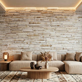 Riko 3D Wood Wall Panel - Grey Tones (Set of 4 or 12)