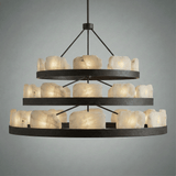Relic Stone Three-Tier Chandelier