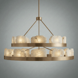 Relic Stone Two-Tier Chandelier