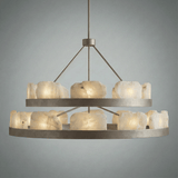 Relic Stone Two-Tier Chandelier
