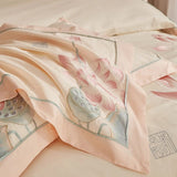 Lotus Pink Duvet Cover Set (Egyptian Cotton)