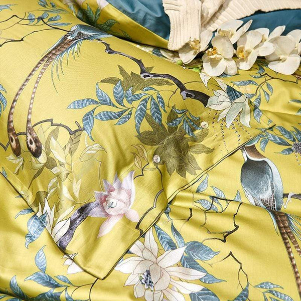 Tranquility Yellow Pillowcase Set (Egyptian Cotton)