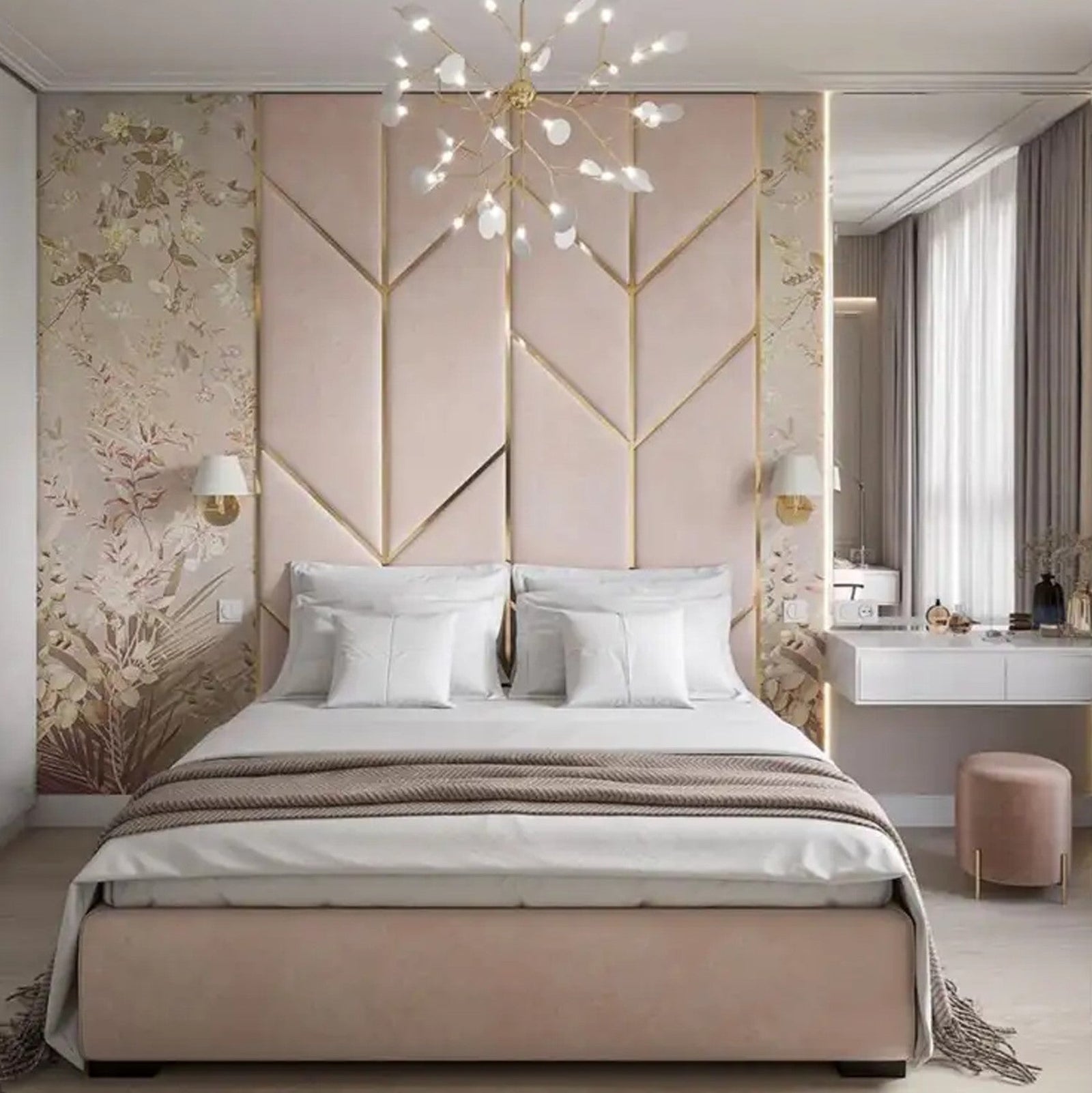Sophisticate Upholstered Wall Panel, ...