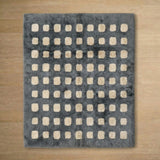 Grid Contemporary Checkered Rug