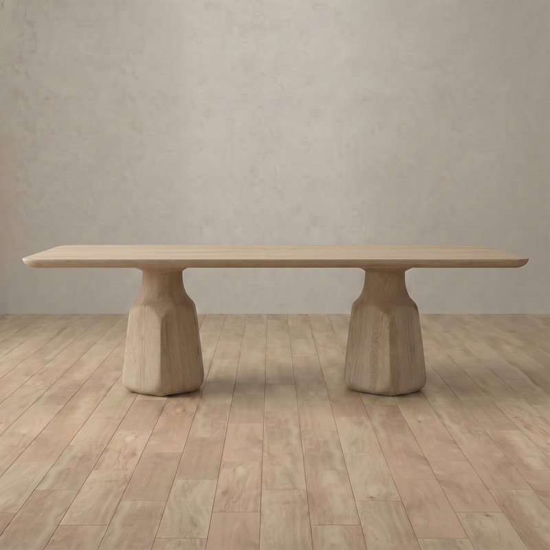 Sutton Dining Table — White Oak