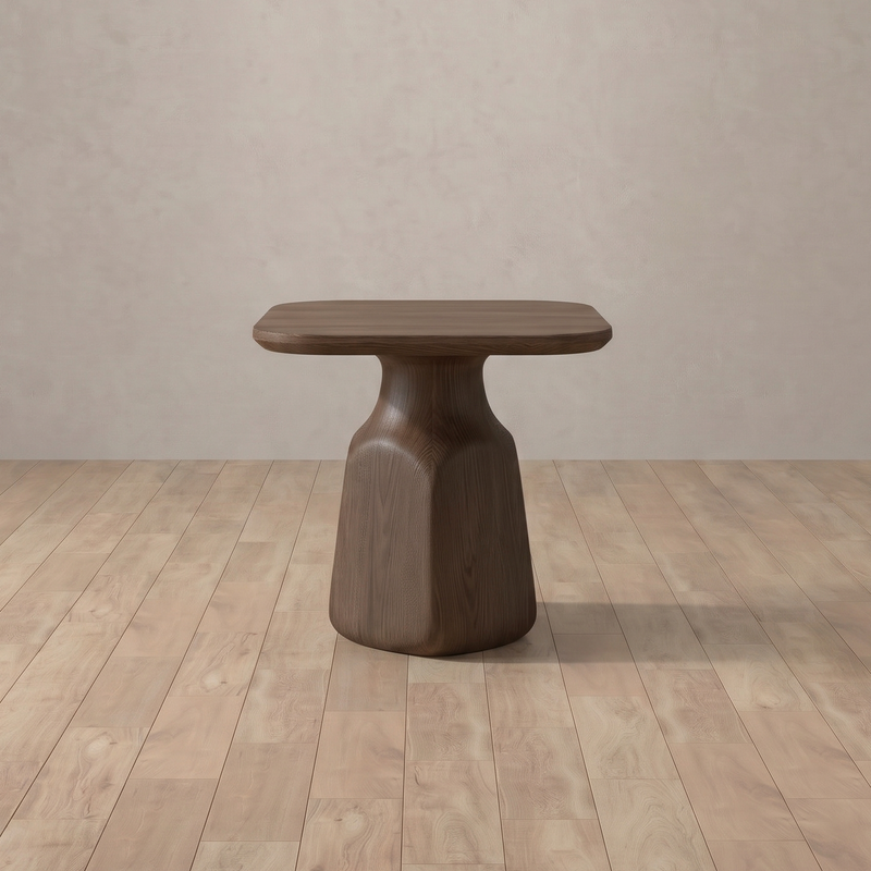 Sutton side table in black oak