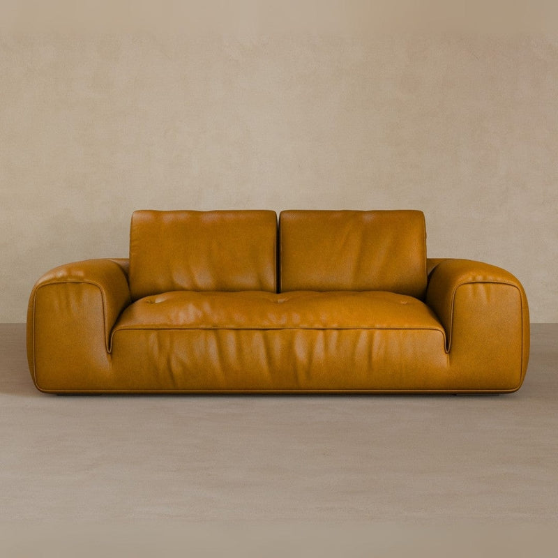 2 Seater-Full Grain Leather-Camel