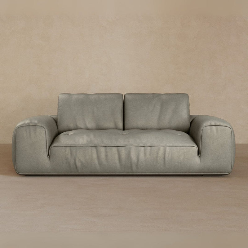 2 Seater-Full Grain Leather-Greige