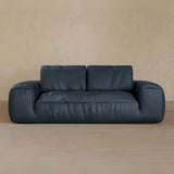 2 Seater-Full Grain Leather-Navy