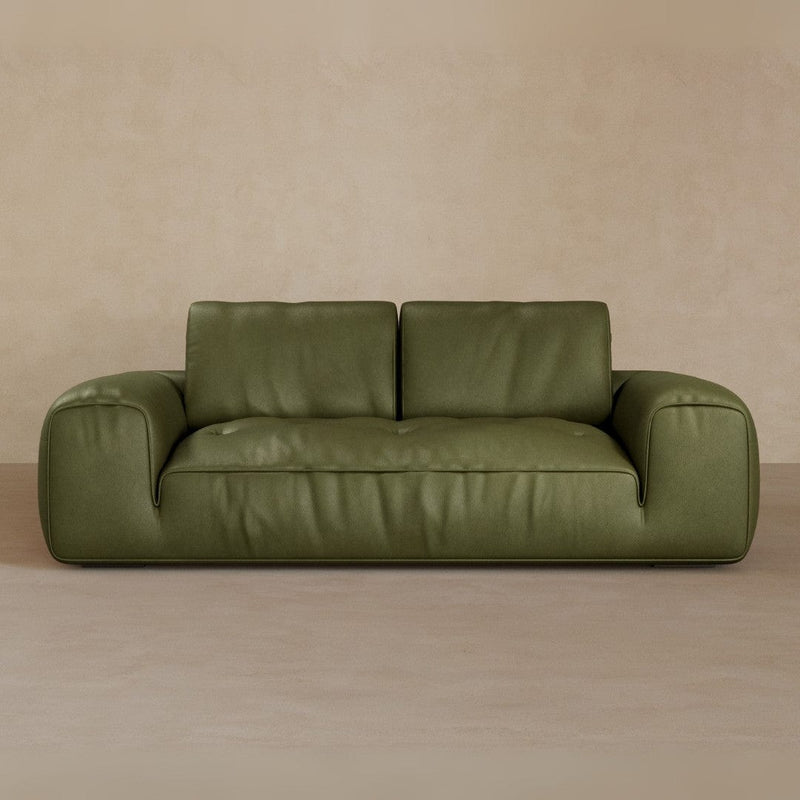 2 Seater-Full Grain Leather-Olive