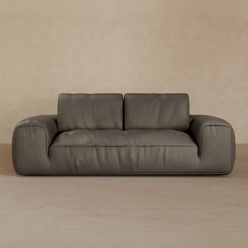 2 Seater-Full Grain Leather-Stone