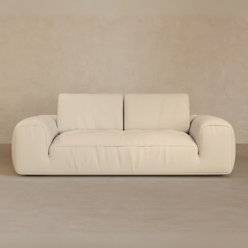 2 Seater-Top Grain Leather-Alabaster