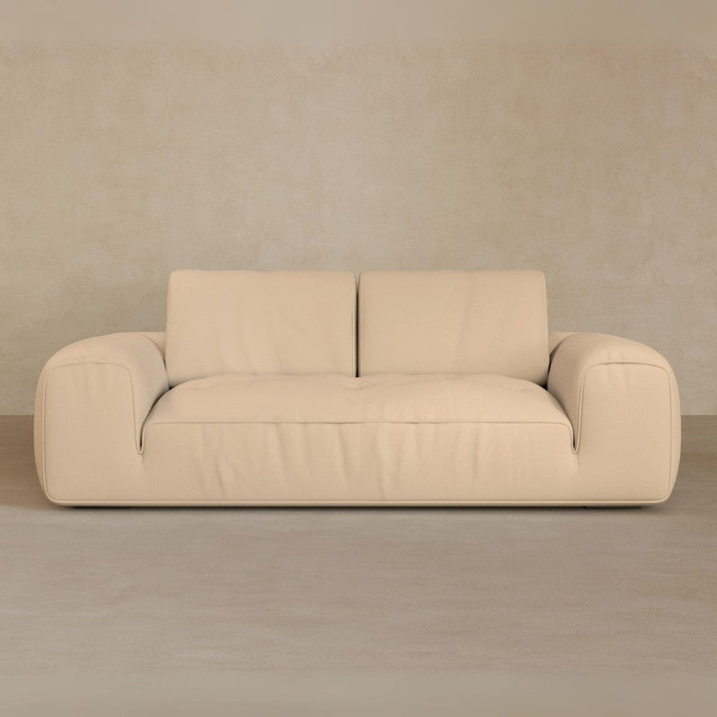 2 Seater-Top Grain Leather-Chalk