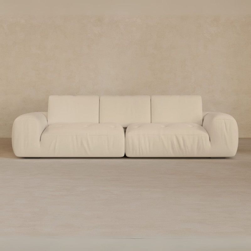 3 Seater-Full Grain Leather-Alabaster