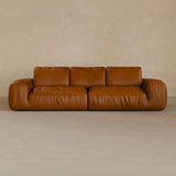 3 Seater-Full Grain Leather-Brandy