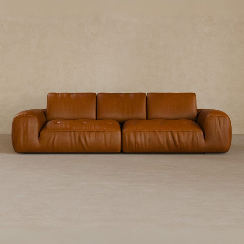 3 Seater-Full Grain Leather-Brandy
