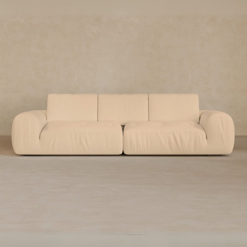 3 Seater-Full Grain Leather-Chalk