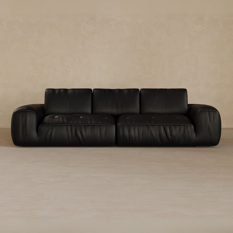 3 Seater-Full Grain Leather-Charcoal