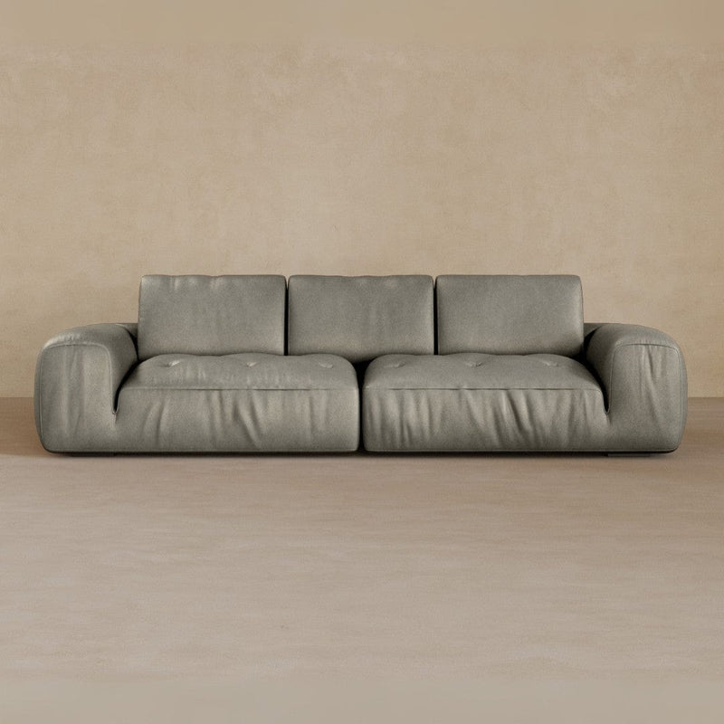 3 Seater-Full Grain Leather-Greige