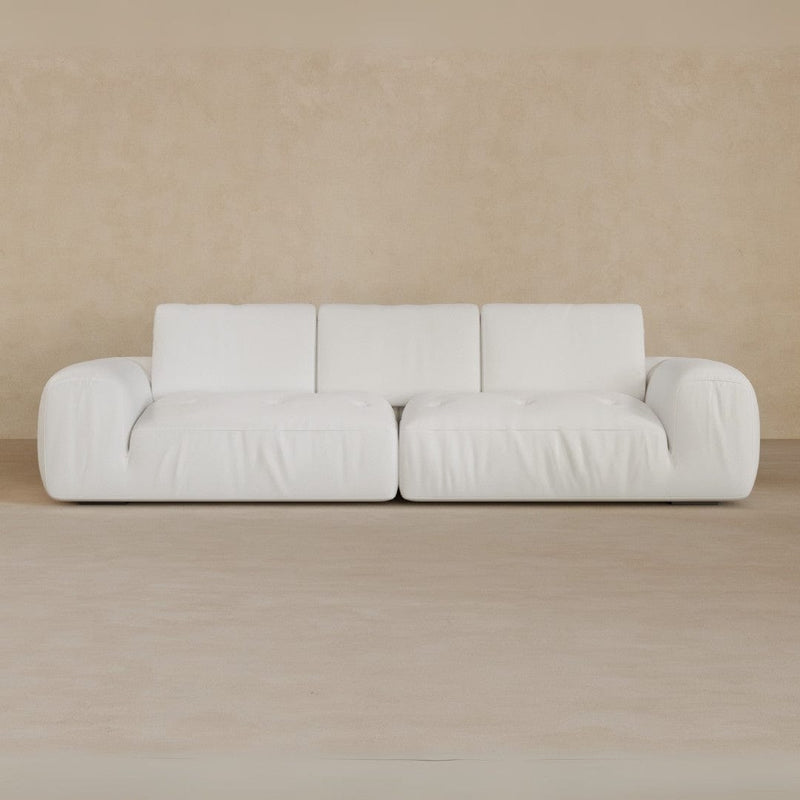 3 Seater-Full Grain Leather-Ivory