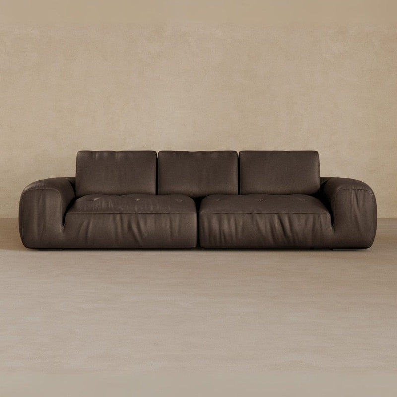 3 Seater-Full Grain Leather-Mink