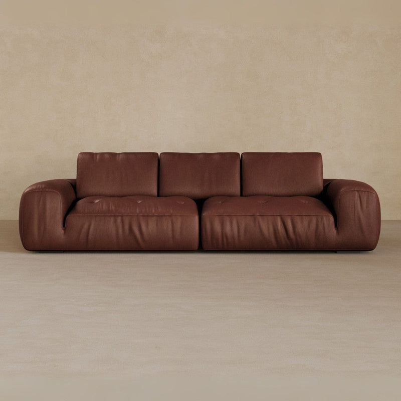 3 Seater-Full Grain Leather-Oxblood