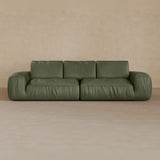 3 Seater-Full Grain Leather-Sage