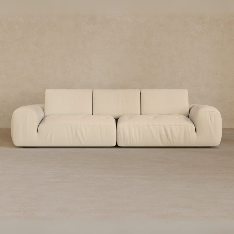 3 Seater-Top Grain Leather-Alabaster