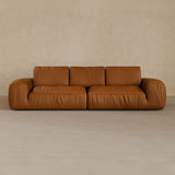 3 Seater-Top Grain Leather-Brandy
