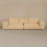 3 Seater-Top Grain Leather-Fawn