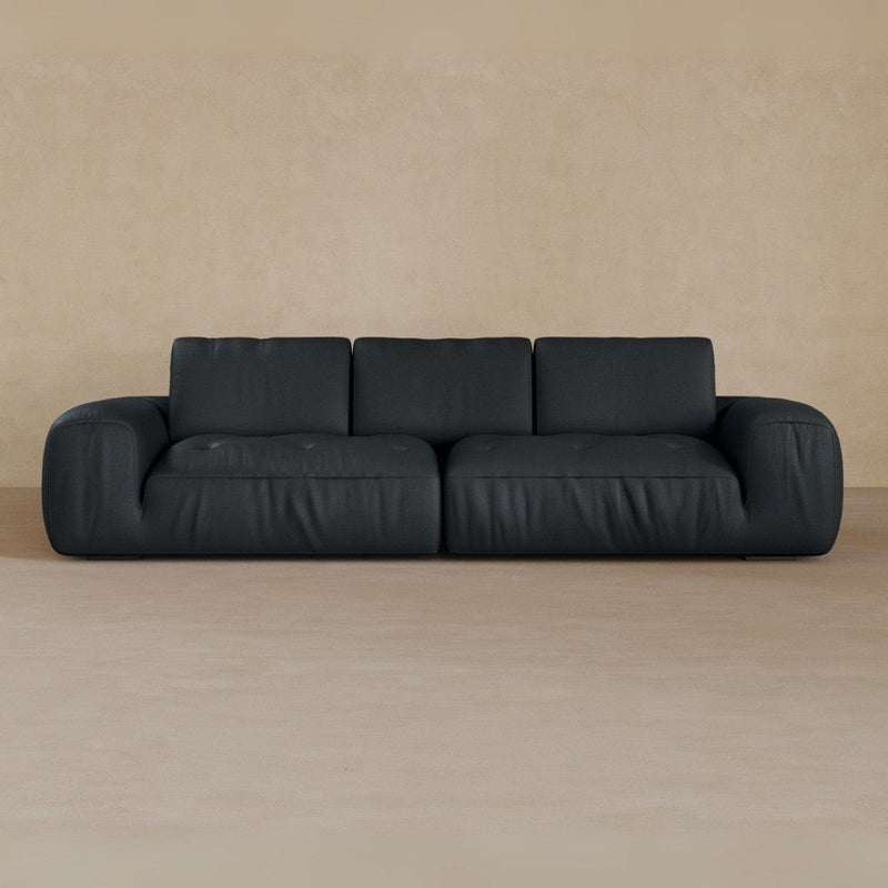 3 Seater-Top Grain Leather-Ink