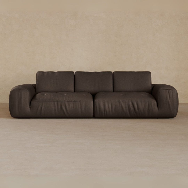3 Seater-Top Grain Leather-Mink