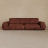 3 Seater-Top Grain Leather-Oxblood