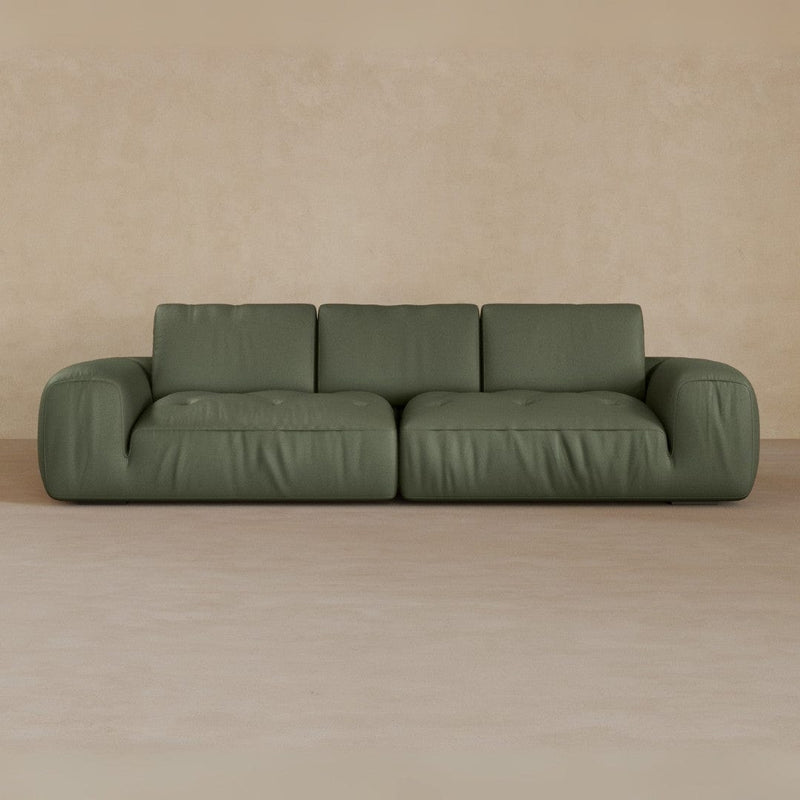 3 Seaters-Top Grain Leather-Sage