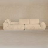 4 Seater Two Pieces 106 Inches-Full Grain Leather-Shell