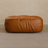Ottoman-Full Grain Leather-Brandy