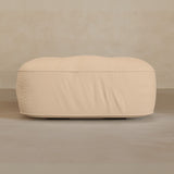 Ottoman-Full Grain Leather-Chalk