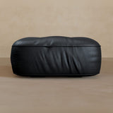 Ottoman-Full Grain Leather-Ink