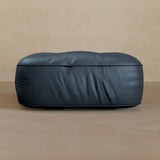 Ottoman-Full Grain Leather-Navy