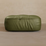 Ottoman-Full Grain Leather-Olive