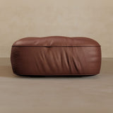Ottoman-Full Grain Leather-Oxblood