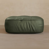 Ottoman-Full Grain Leather-Sage