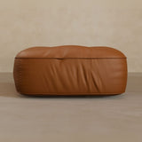 Ottoman-Top Grain Leather-Brandy